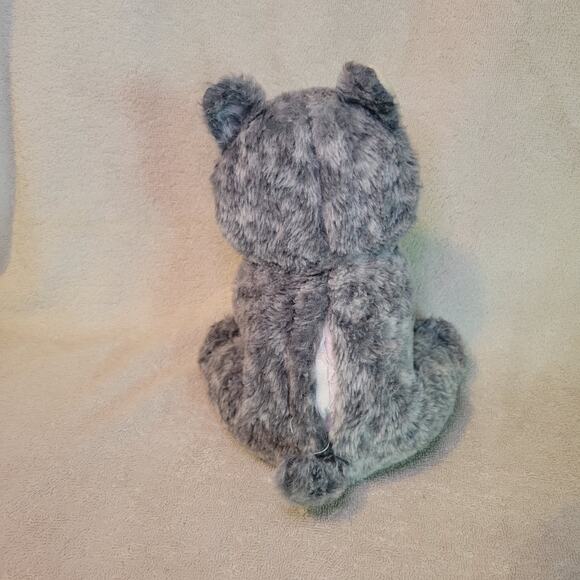 BEAR FACTORY Tahla the Tabby Cat Gray White Plush Stuffed Animal 14" 2001 - Picture 3 of 8